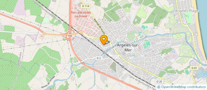 localisation de l'entreprise KER FLOWAN  ARGELES-SUR-MER