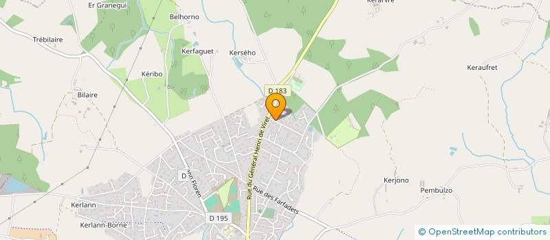 localisation de l'entreprise KER FONTENELLES  SURZUR