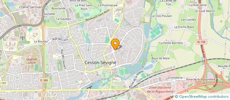 localisation de l'entreprise KER FOUAYNE à CESSON-SEVIGNE
