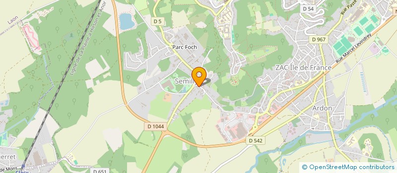 localisation de l'entreprise KER-FRANEL à LAON