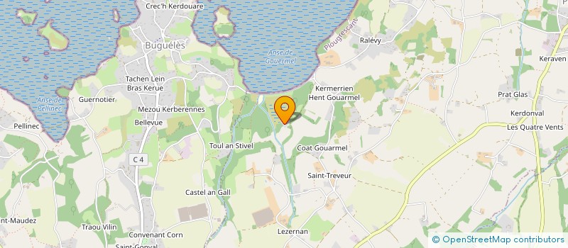 localisation de l'entreprise KER GYM  PLOUGRESCANT