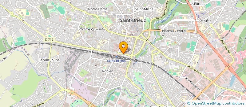 localisation de l'entreprise KER-HINEL à SAINT-BRIEUC