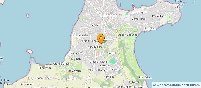 localisation de l'entreprise KER HORTENSE  CARANTEC