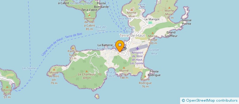 localisation de l'entreprise KER IGUANE SERVICES à TERRE-DE-HAUT