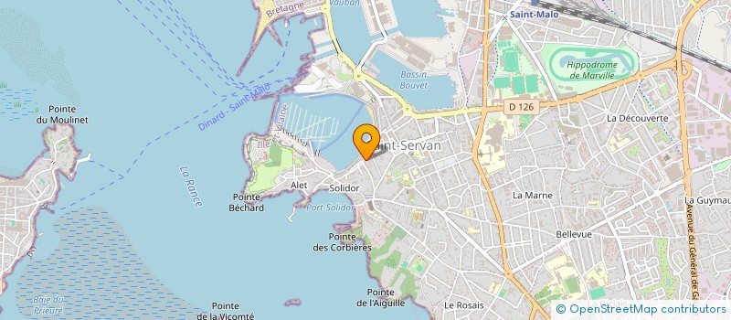 localisation de l'entreprise KER IMMO à SAINT-MALO