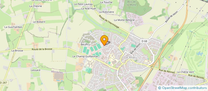 localisation de l'entreprise KER'IMMO  SAINT-ELLIER-DU-MAINE