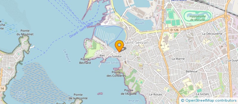 localisation de l'entreprise KER IMMO EB à SAINT-MALO