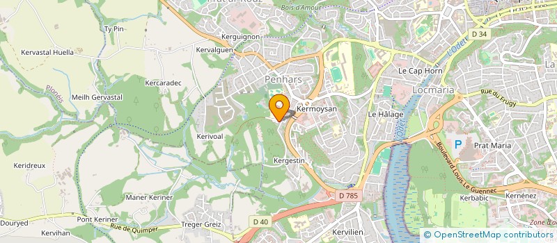 localisation de l'entreprise KER IMMOBILIERS  QUIMPER