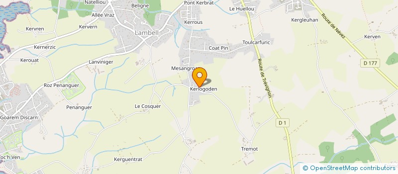 localisation de l'entreprise KER IS IT  TREGUNC