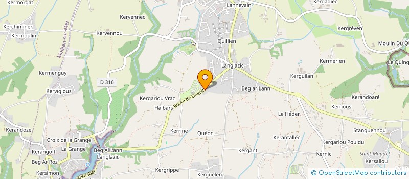 localisation de l'entreprise KER ISOLE à CLOHARS-CARNOET