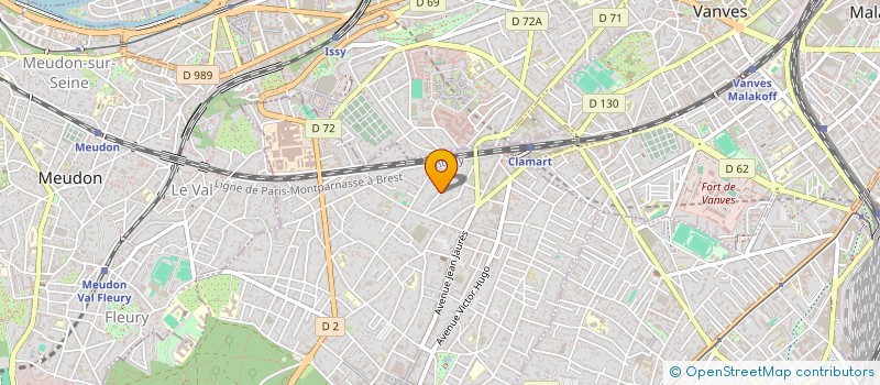 localisation de l'entreprise KER IT CONSULTING  CLAMART