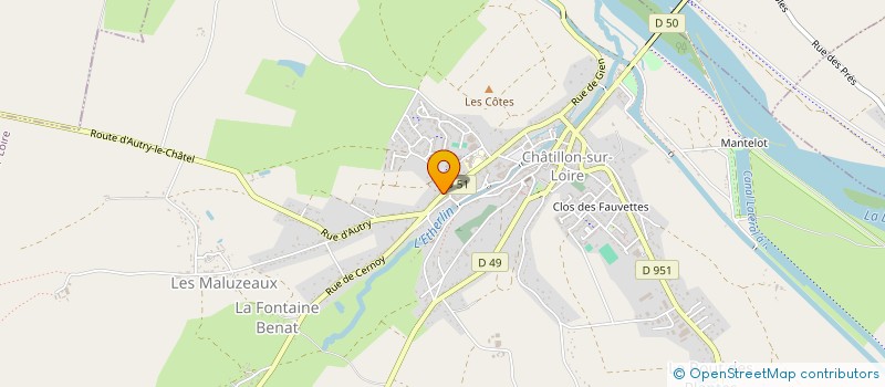 localisation de l'entreprise KER ITSOA à CHATILLON-SUR-LOIRE