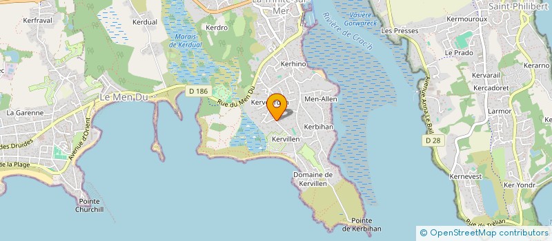 localisation de l'entreprise KER JB  LA TRINITE-SUR-MER