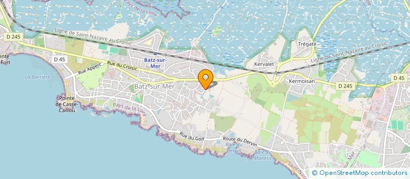 localisation de l'entreprise KER JEANNICK  BATZ-SUR-MER