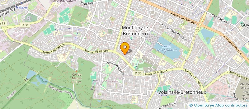 localisation de l'entreprise KER JOSE IMMOBILIER  MONTIGNY-LE-BRETONNEUX