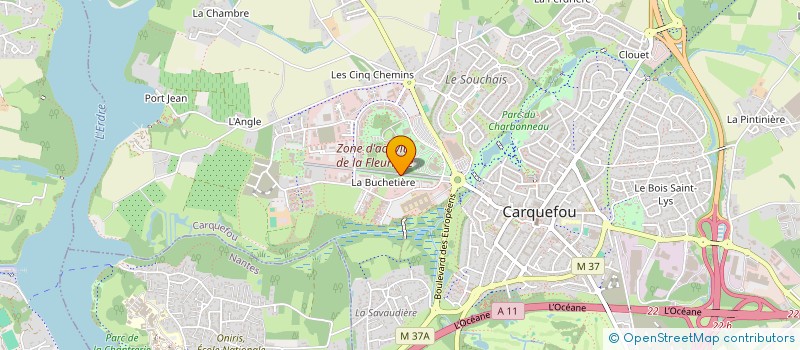 localisation de l'entreprise KER JULES  THOUARE-SUR-LOIRE