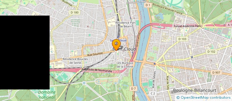 localisation de l'entreprise KER JULIETTE  SAINT-CLOUD
