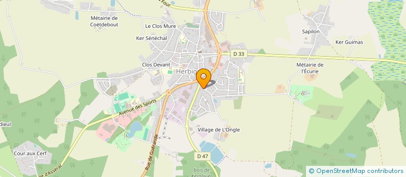 localisation de l'entreprise KER JULIETTE à HERBIGNAC