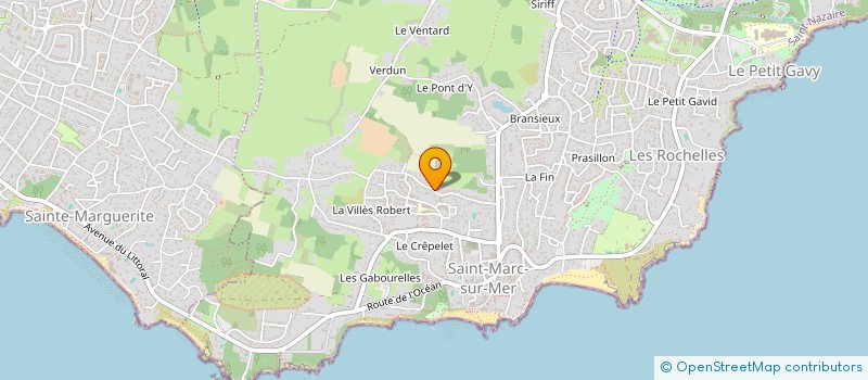 localisation de l'entreprise KER JULIETTE  SAINT-NAZAIRE