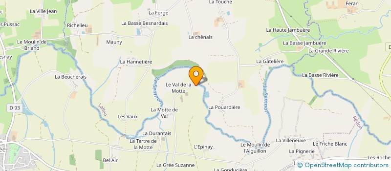 localisation de l'entreprise KER KALONEK  LE SEL-DE-BRETAGNE