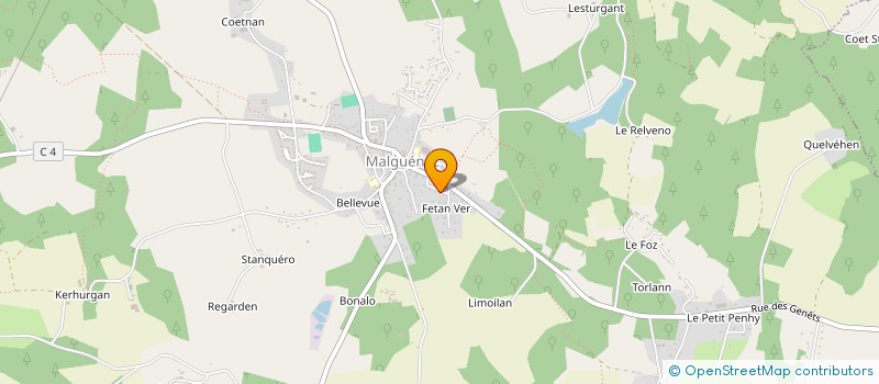 localisation de l'entreprise KER KAZ  PONTIVY