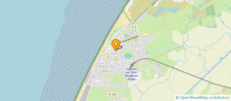 localisation de l'entreprise KER'KEOC  CAYEUX-SUR-MER