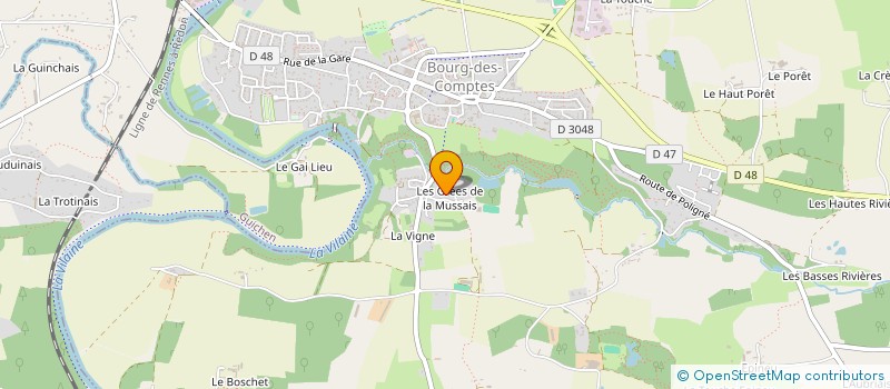localisation de l'entreprise KER L-IT  BOURG-DES-COMPTES