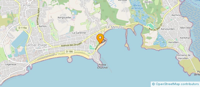localisation de l'entreprise KER-LANEC  CARNAC