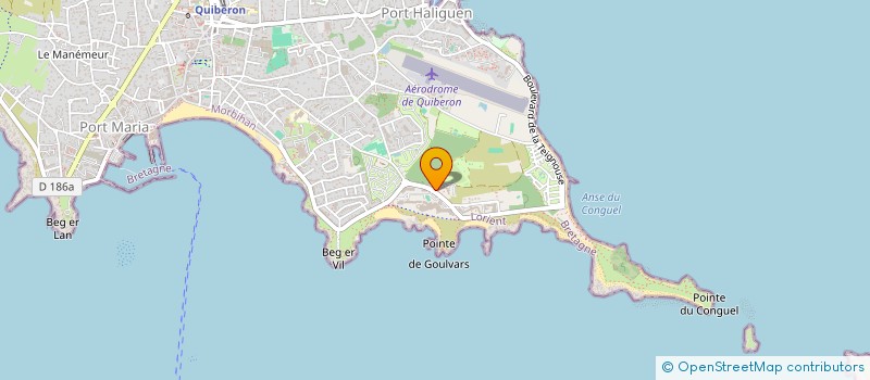 localisation de l'entreprise KER LE GAL  QUIBERON