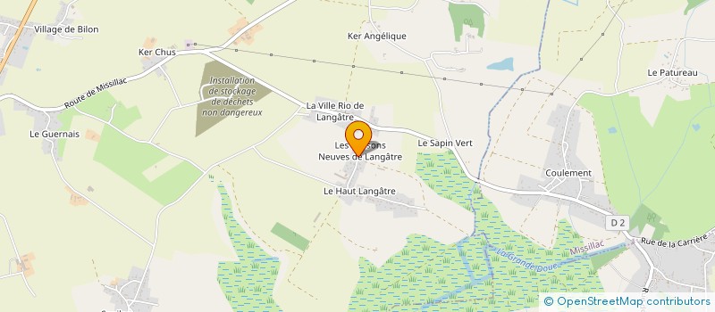 localisation de l'entreprise KER LELAY à HERBIGNAC