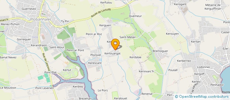 localisation de l'entreprise KER LESCO  PLOBANNALEC-LESCONIL
