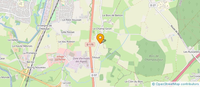 localisation de l'entreprise KER LINETTE  BETTON