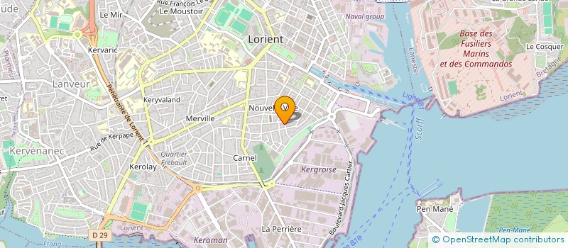 localisation de l'entreprise KER LIORZHIC  LORIENT