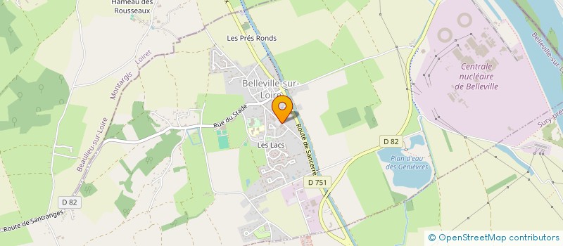 localisation de l'entreprise KER'LOC  BELLEVILLE-SUR-LOIRE