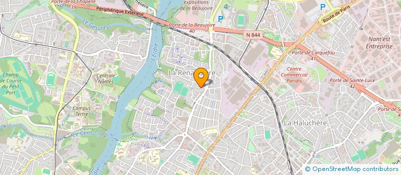 localisation de l'entreprise KER LONIVA à NANTES