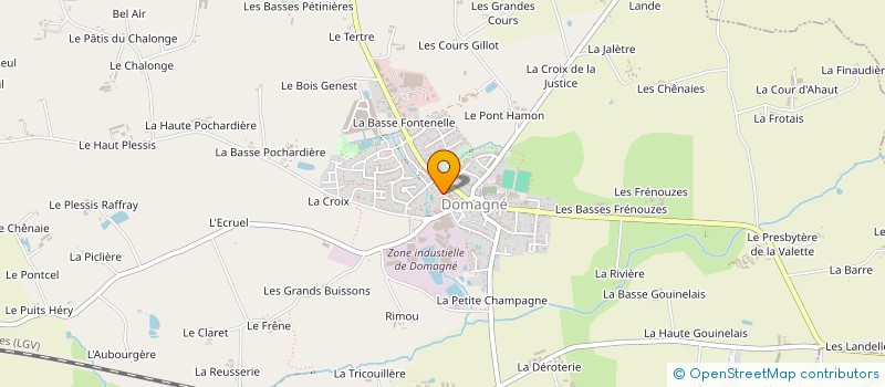 localisation de l'entreprise KER LOYO  DOMAGNE