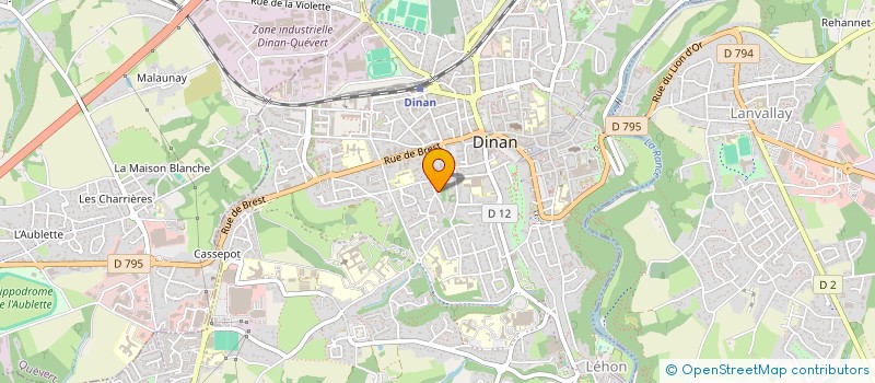 localisation de l'entreprise KER MAD à DINAN