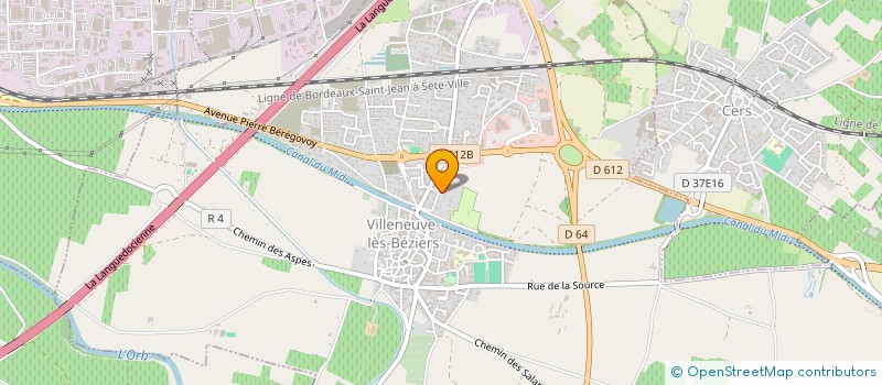 localisation de l'entreprise KER MADO  VILLENEUVE-LES-BEZIERS
