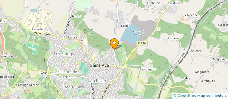 localisation de l'entreprise KER MALEF  SAINT-AVE