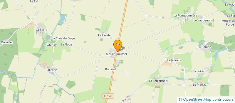 localisation de l'entreprise KER MALIGORN  MOISDON-LA-RIVIERE