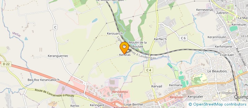 localisation de l'entreprise KER MANAGEMENT à MELLAC