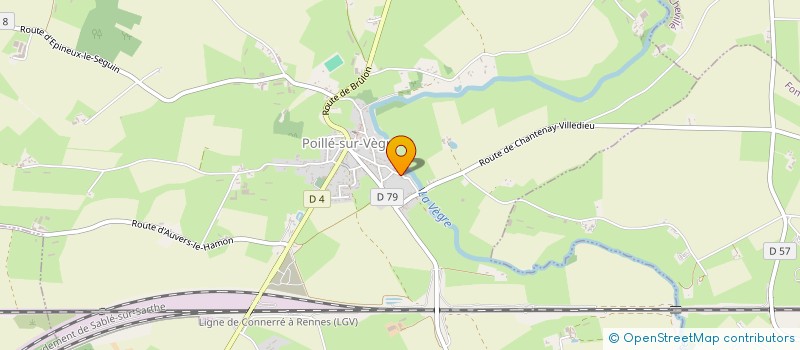 localisation de l'entreprise KER MANNET  POILLE-SUR-VEGRE