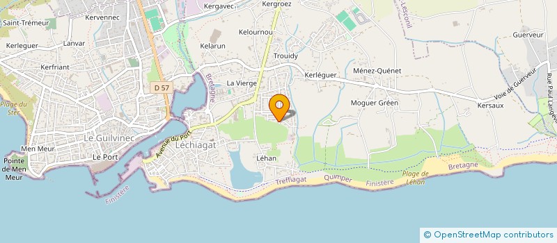 localisation de l'entreprise KER MANOR  TREFFIAGAT