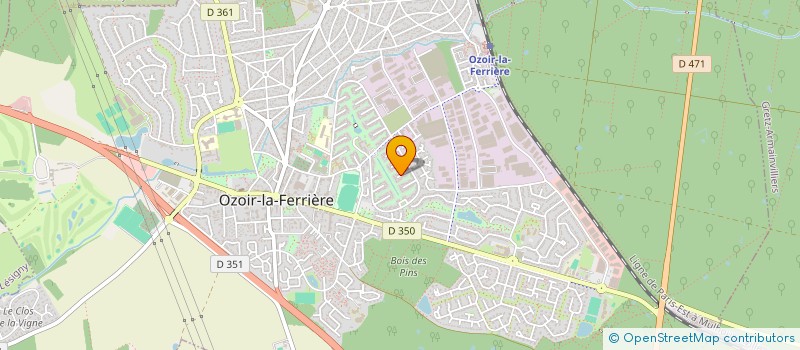 localisation de l'entreprise KER MARGINETTE  OZOIR-LA-FERRIERE