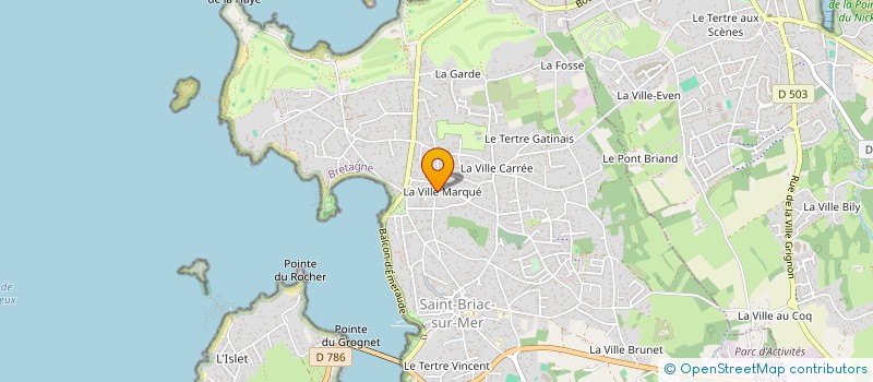 localisation de l'entreprise KER MARQUE PATRIMOINE  SAINT-BRIAC-SUR-MER