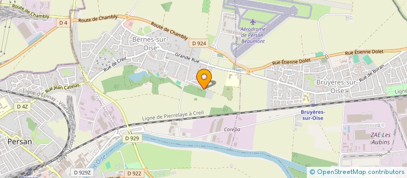 localisation de l'entreprise KER MARSANT  BERNES-SUR-OISE