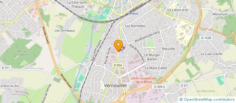 localisation de l'entreprise KER MARY à VERNOUILLET