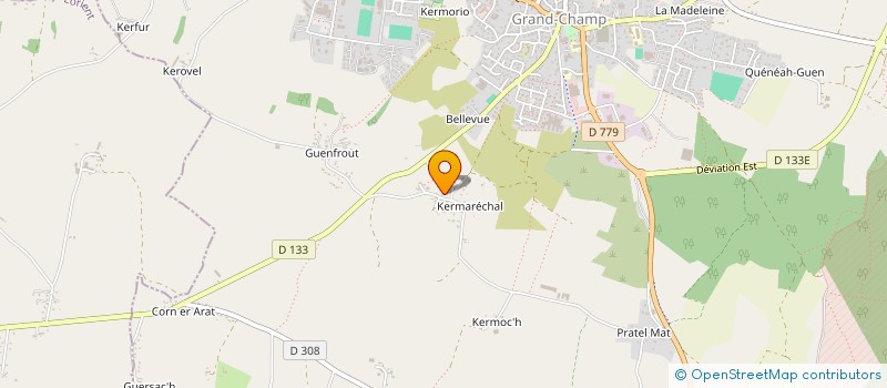 localisation de l'entreprise KER MB  GRAND-CHAMP