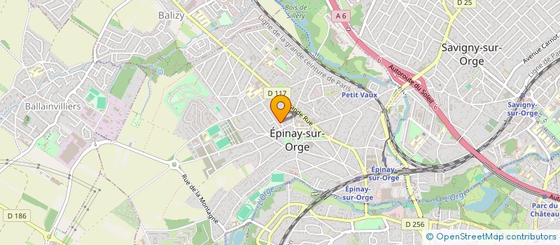 localisation de l'entreprise KER MBD  EPINAY-SUR-ORGE