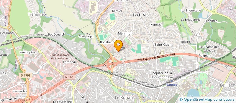 localisation de l'entreprise KER-MEN DANS à VANNES
